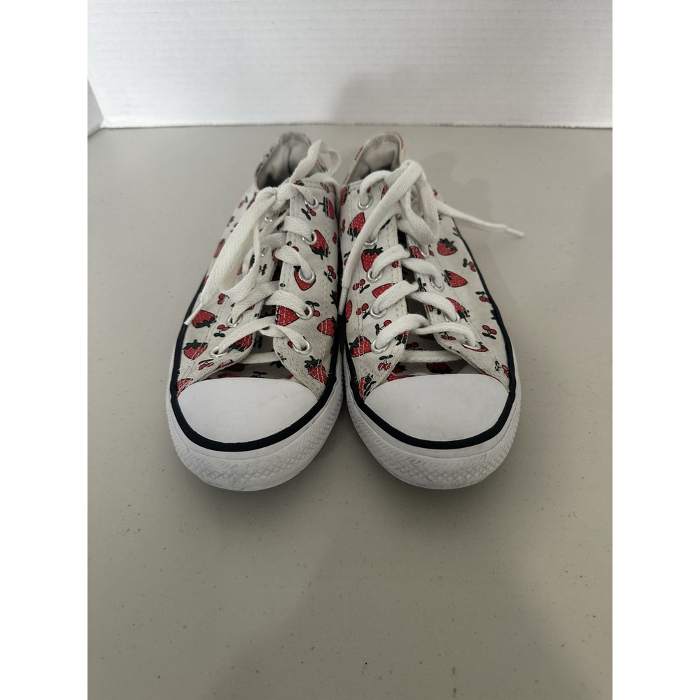 Converse All Star Strawberry Sneakers Summer Fun Youth SIZE 2